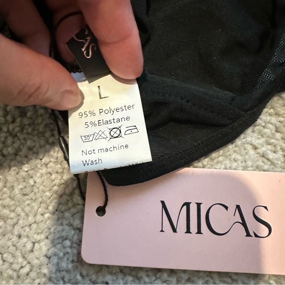 Micas mesh bodysuit in size large New with Tag - Picture 4 of 8